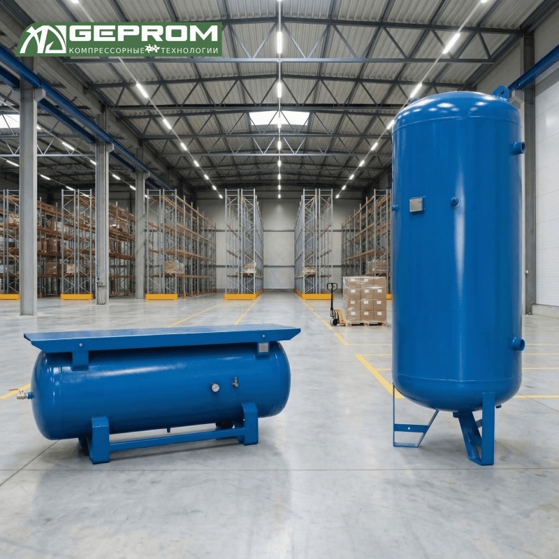 Горизонтальный или вертикальный ресивер GEPROM